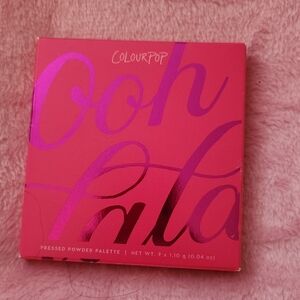 ColourPop Ooh La La Pressed Powder Palette - Bold Pink and Purple 4 Eyes